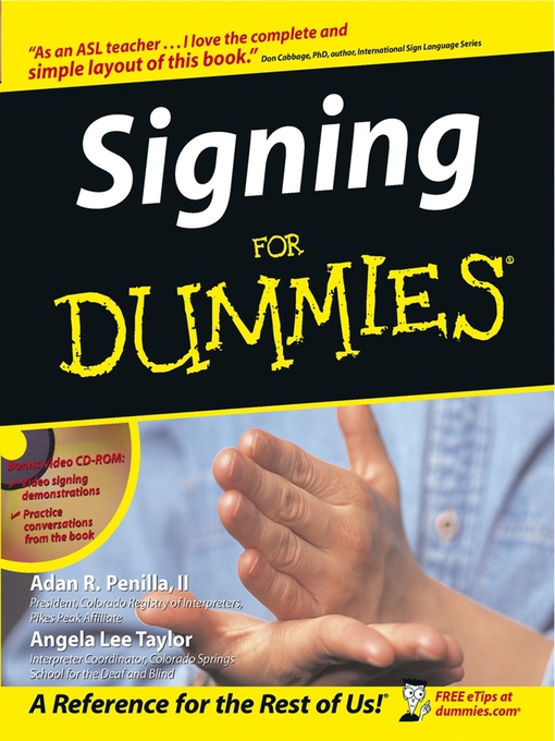 Cover image for Signing For Dummies